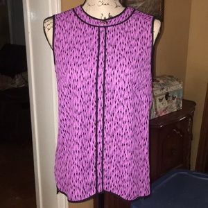 Liz Claiborne Piped Blouse